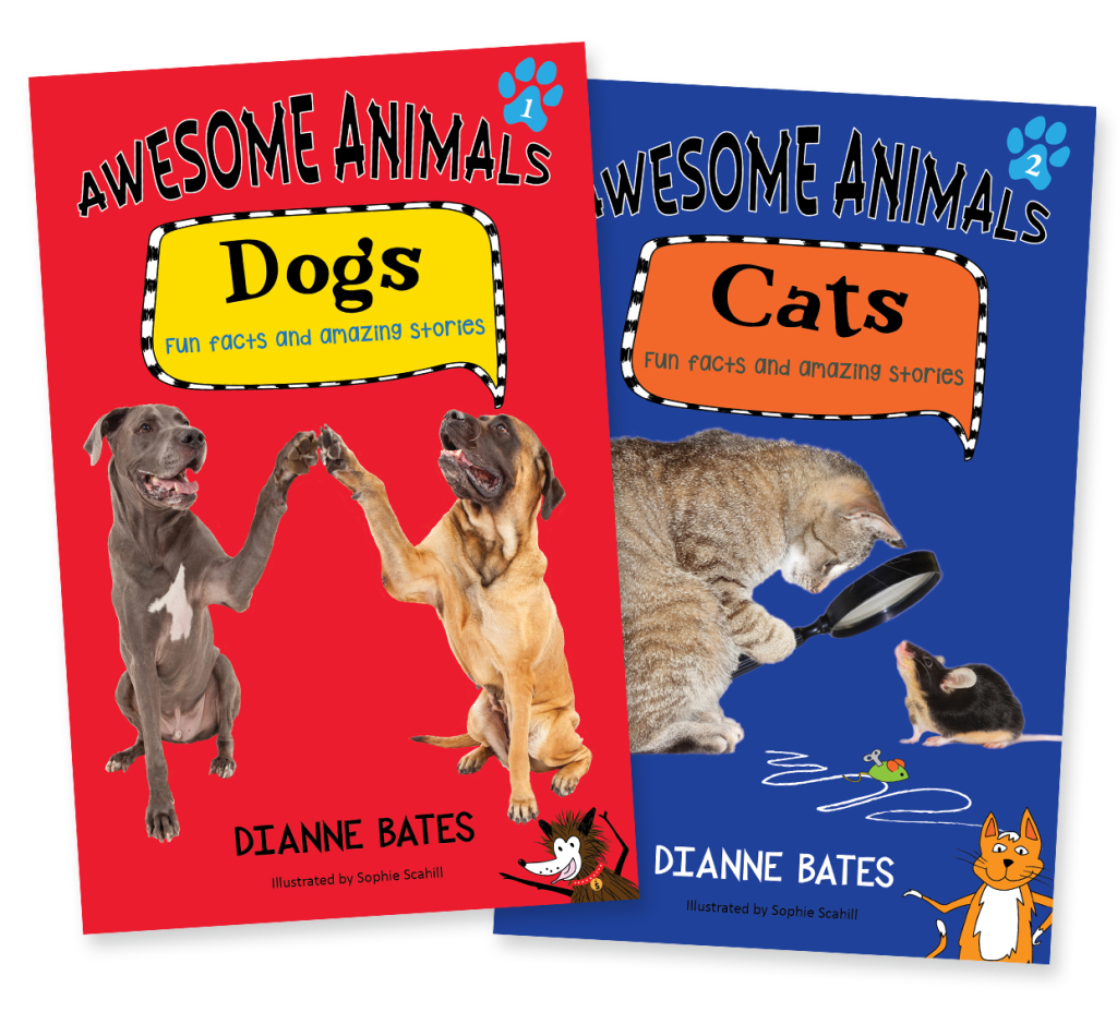 Awesome Animals Dogs and Cats Book Covers